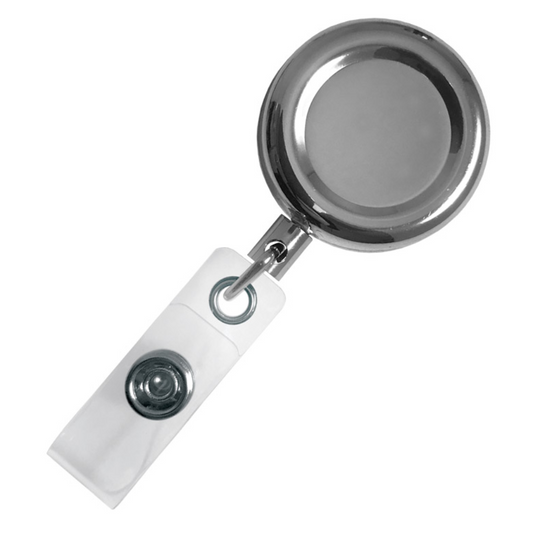 Prestige Premium Metal Retracteze ID Holder Chrome