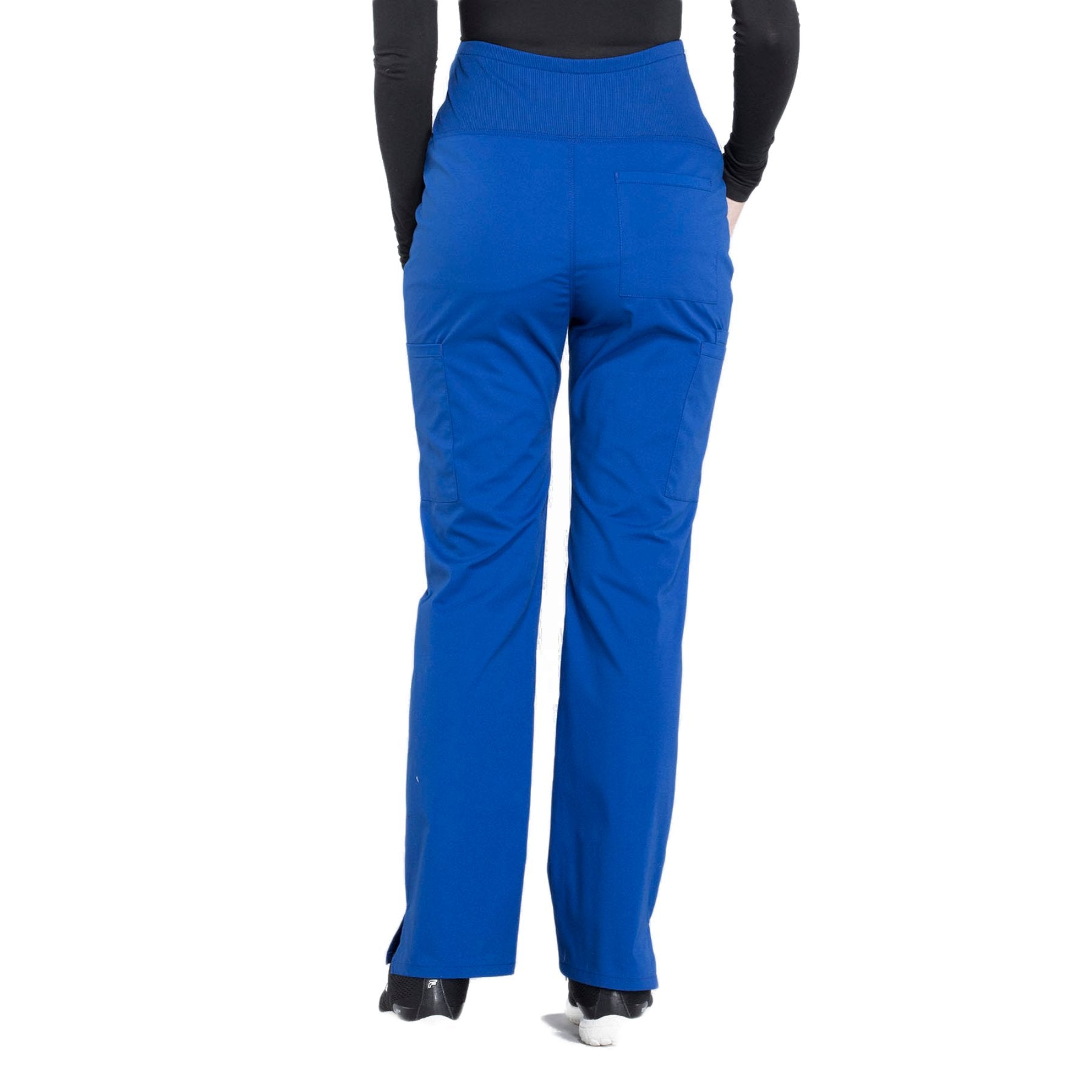 Cherokee Workwear Professionals WW220 Scrubs Pants Maternity Straight Leg Galaxy Blue 3XL