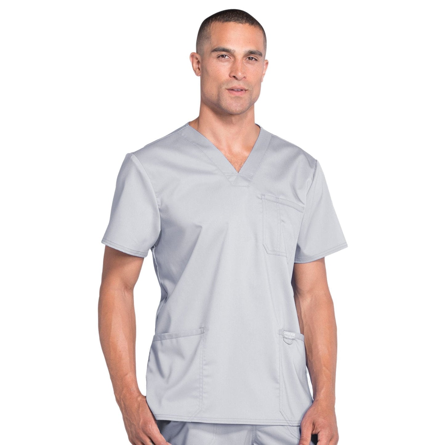 Cherokee Top M Cherokee Workwear Top WW Revolution Men's Men's V-Neck Top Grey