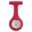 Medshop Fob Watches Burgundy Silicone Nursing FOB Watch