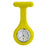 Medshop Fob Watches Yellow Silicone Nursing FOB Watch